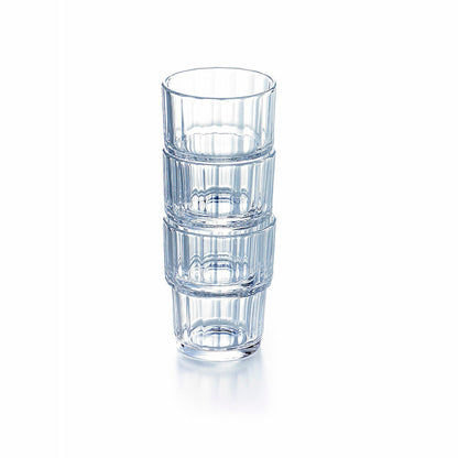 Arcoroc Norway Transparent Glass Cup Set