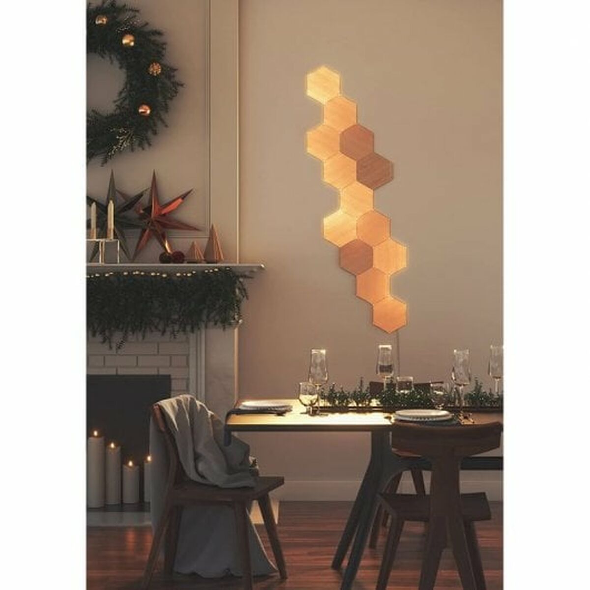 Nanoleaf LED Panel NL52-K-3002HB-13PK White Brown 4000 K