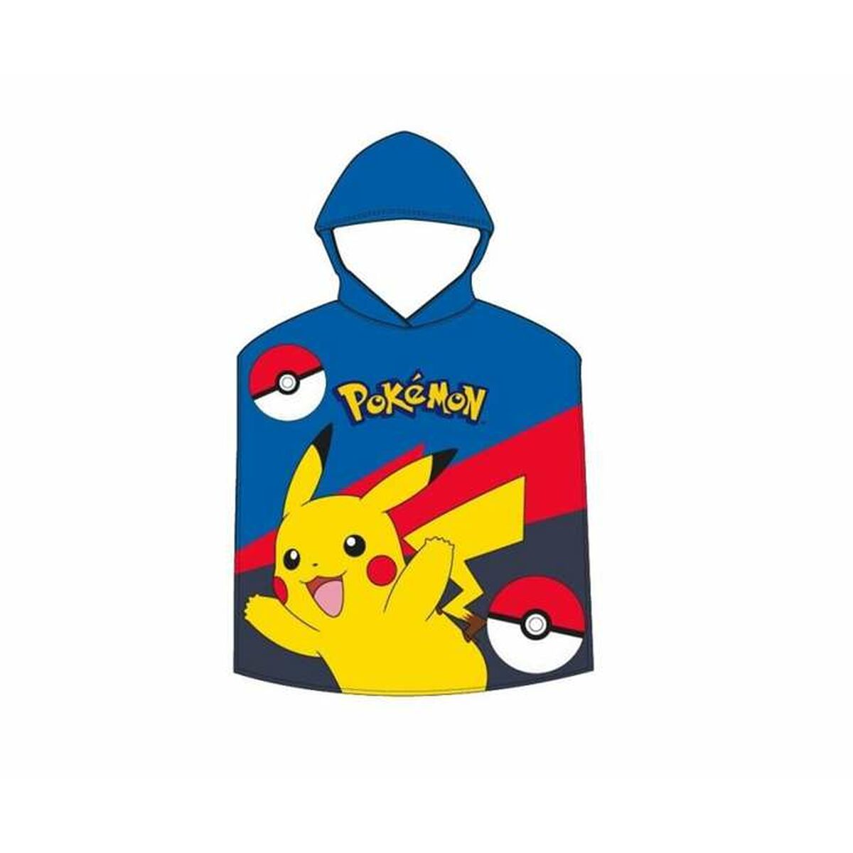 Pokémon Hooded Poncho Towel 55 x 110 cm