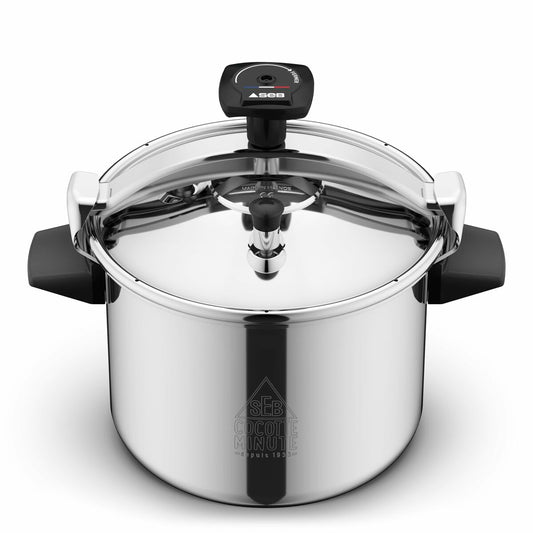 SEB Cocotte Minute Pressure Cooker Stainless Steel 9 L Silver