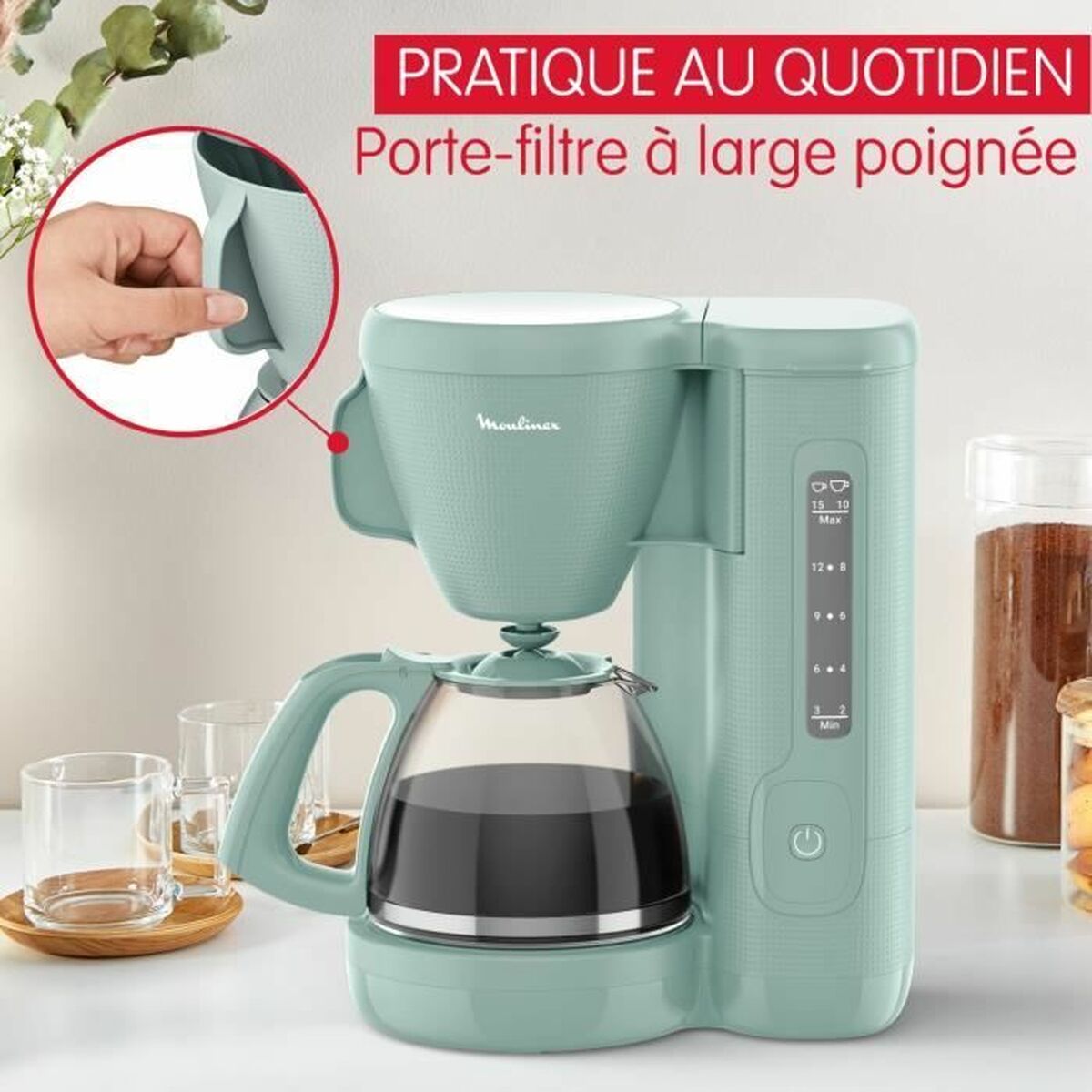 Moulinex 1.5 L Drip Coffee Maker