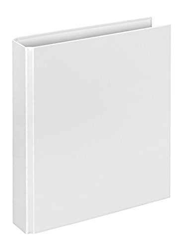 Veloflex 1153090 carpeta Basic, DIN A5, película de PP, mecanismo de 4 anilla en D, 196 x 230 x 30 blanco