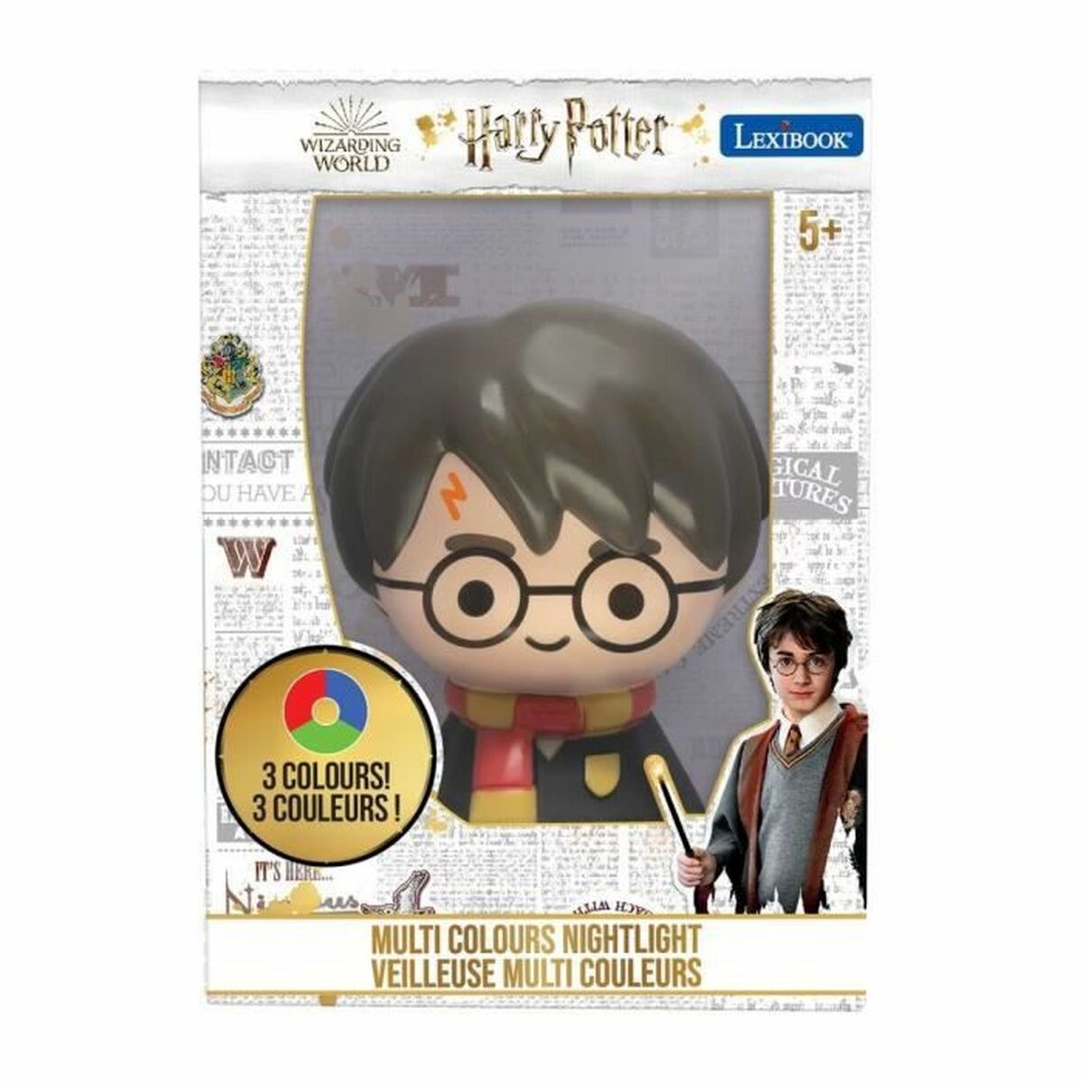 Luz quitamiedos Lexibook Harry Potter 3D 13 cm