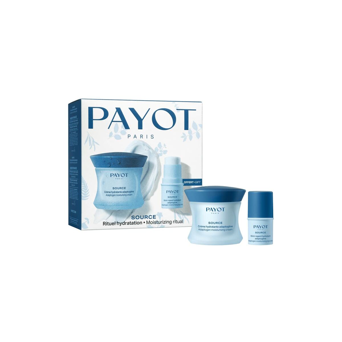 Payot Source Hydrating Cream Adaptogène Cosmetic Set Lot 2 Pieces