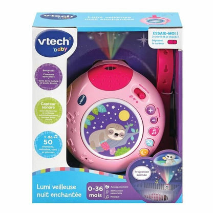 Proyector Vtech Baby LUMI VEILLEUSE NUIT ENCHANTEE Rosa