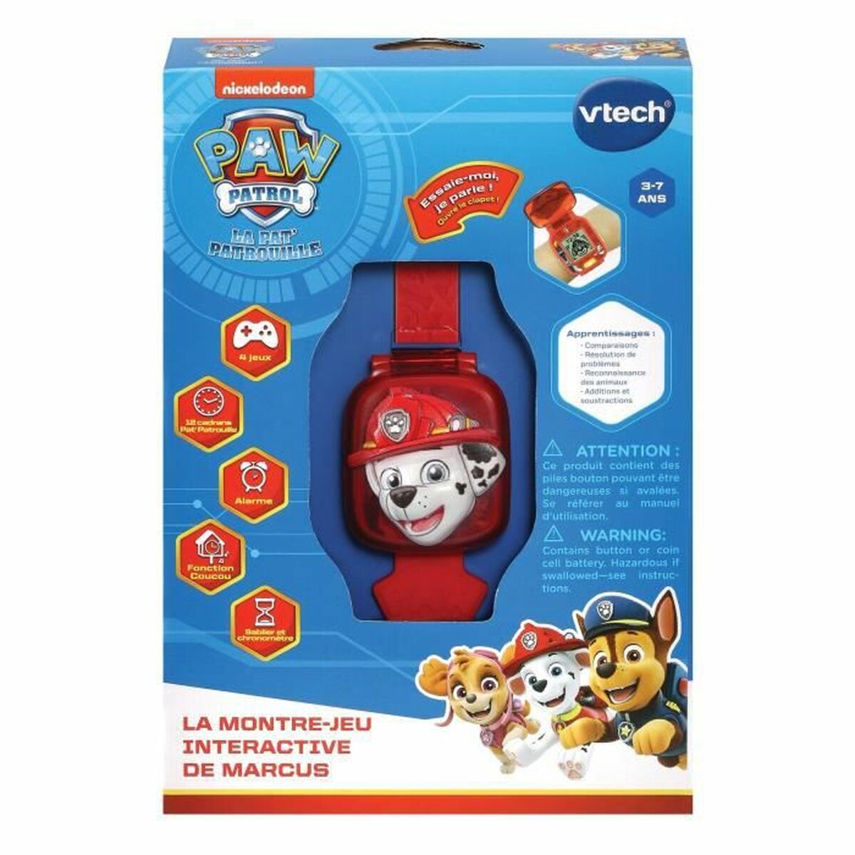 Reloj Infantil Vtech The Paw Patrol