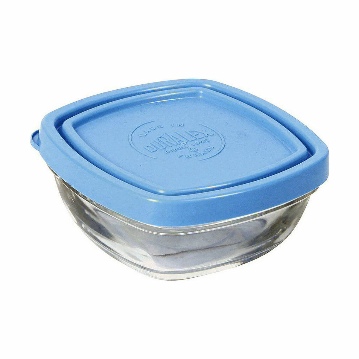 Fiambrera Cuadrada con Tapa Duralex FreshBox Azul 150 ml 9 x 9 x 4 cm (12 Unidades)