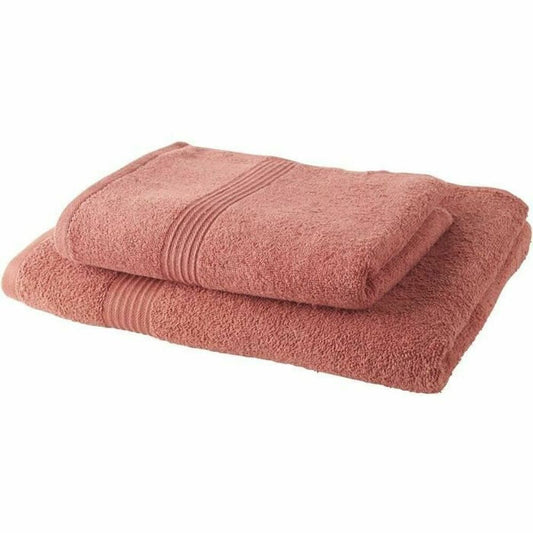 TODAY Towel Set 2 Units Terracotta 100% cotton