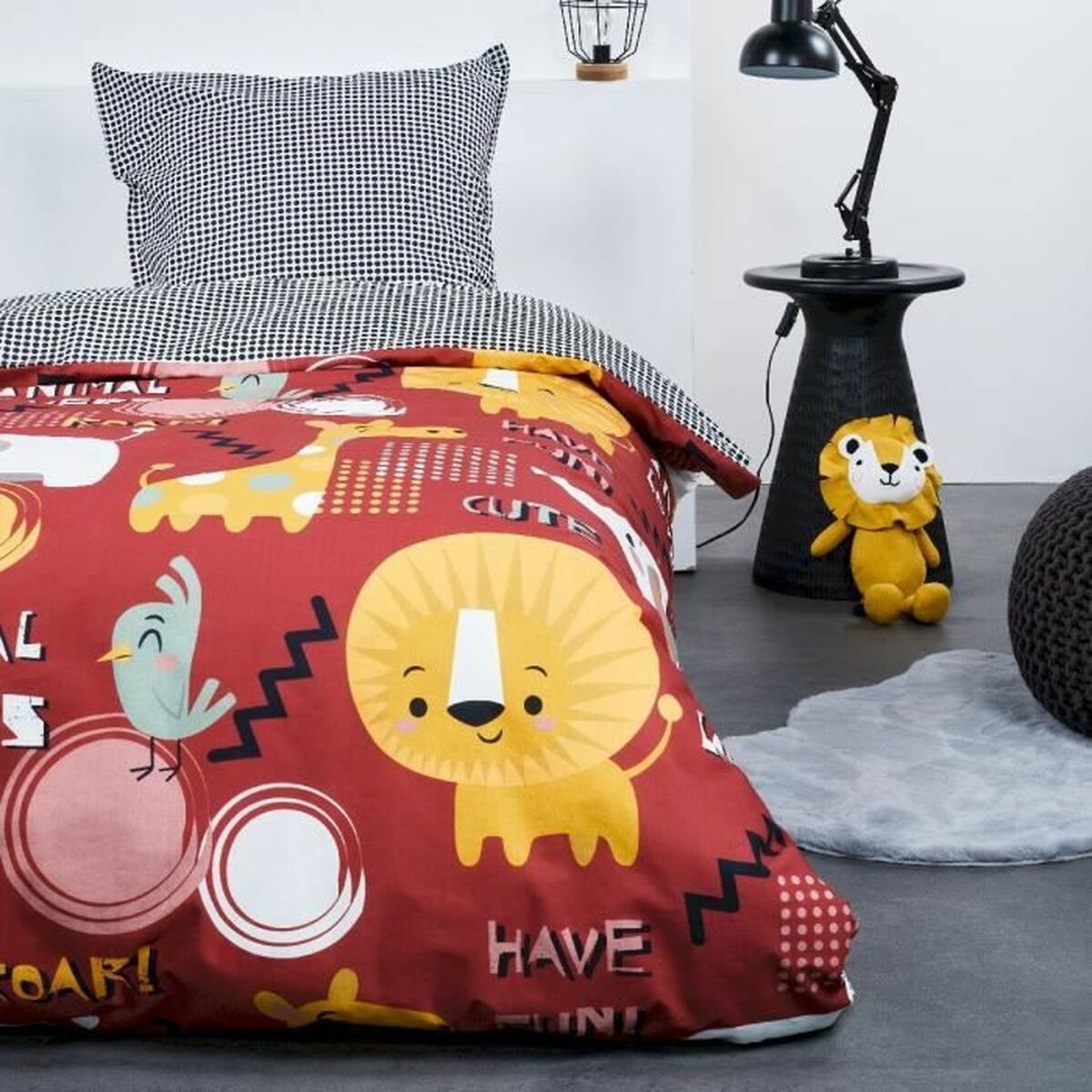 TODAY HAPPY Animal Duvet Cover 140 x 200 cm