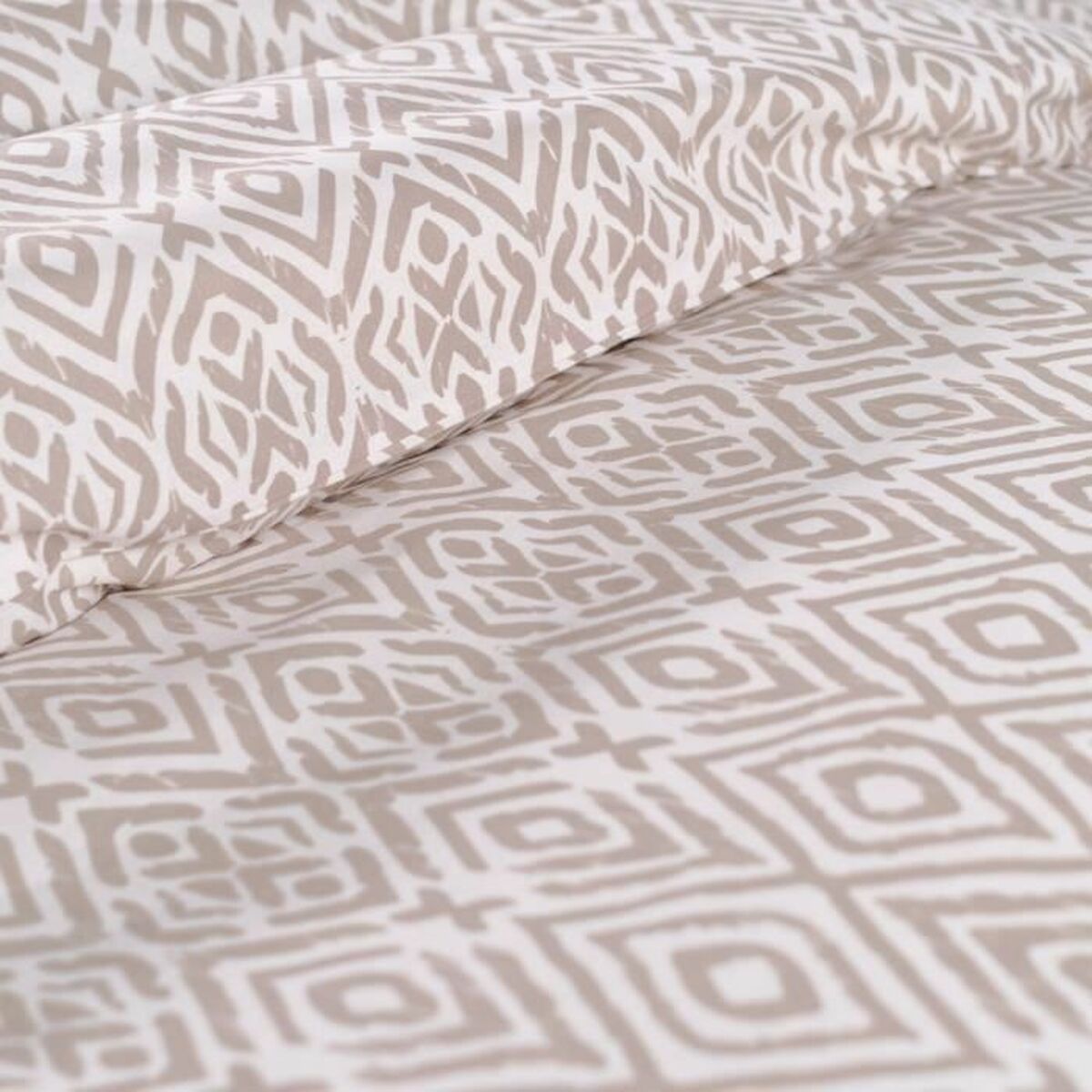 Duvet Cover TODAY Geometric White Beige 240 x 200 cm