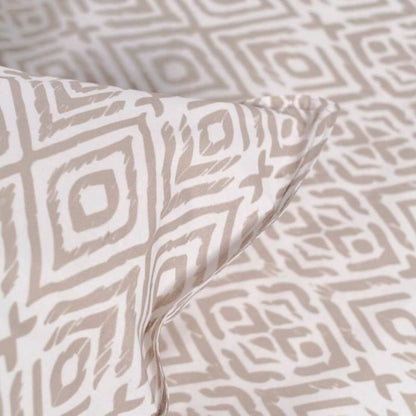 Duvet Cover TODAY Geometric White Beige 240 x 200 cm