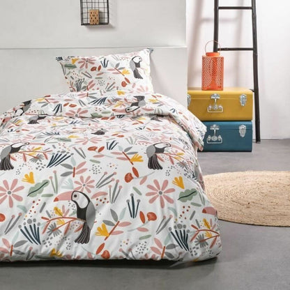 TODAY Happy Duvet Cover 4.1 White 140 x 200 cm