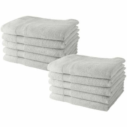 TODAY Towel Set White 50 x 90 cm 10 Pieces