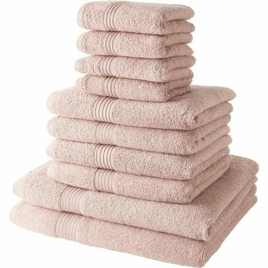 TODAY Light Pink 10 Piece Towel Set