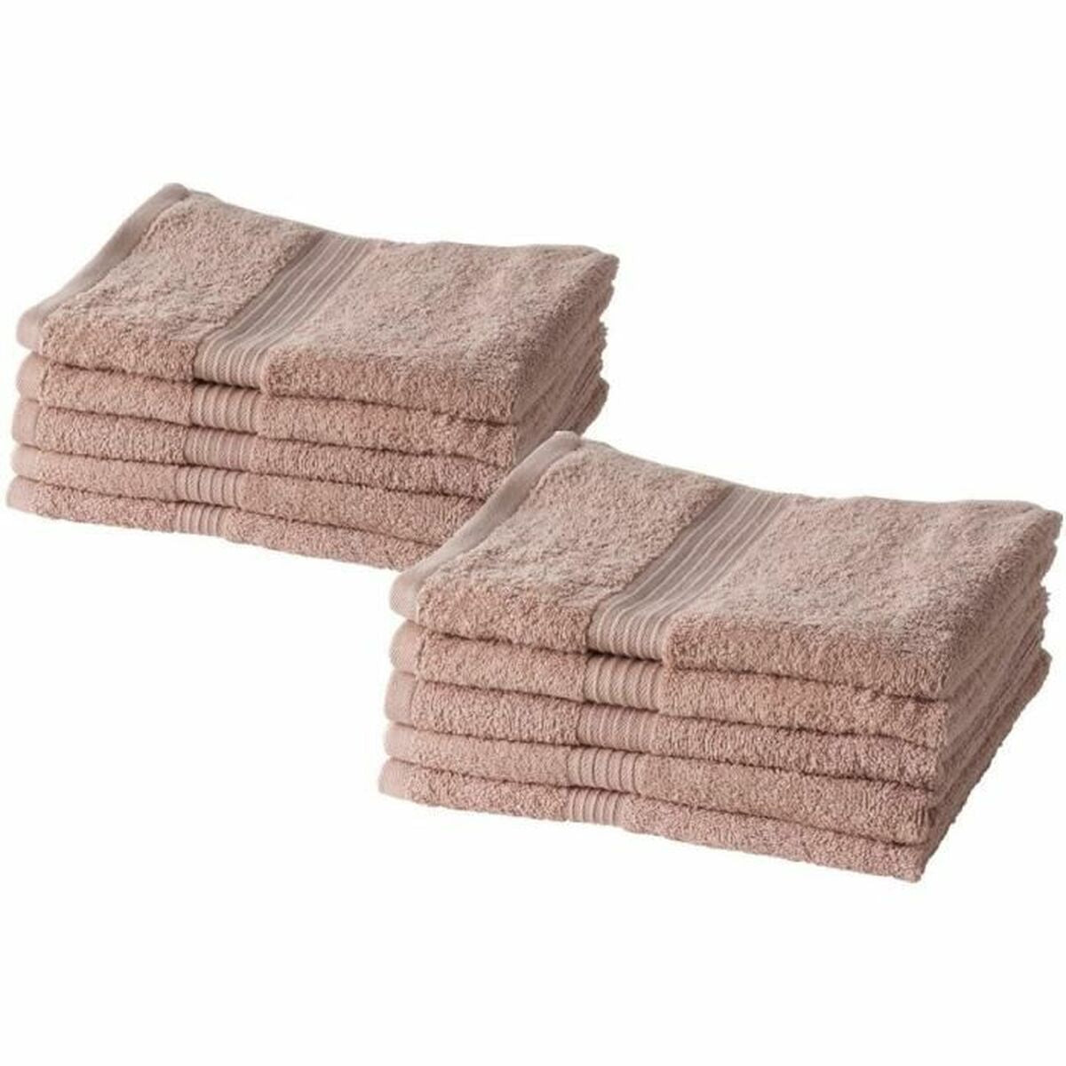 TODAY Essential Pink Towel Set 50 x 90 cm (10 Units)