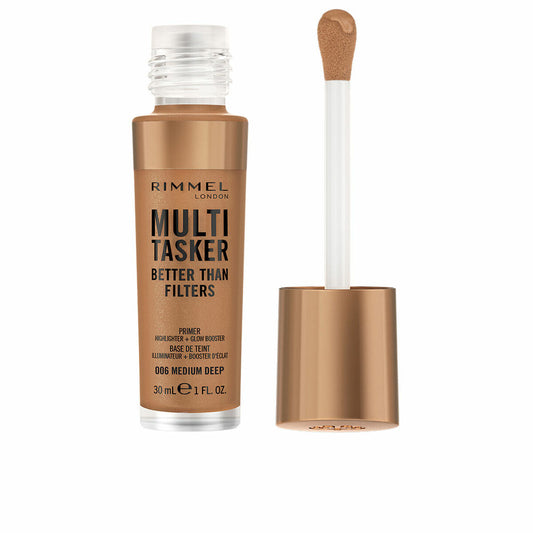 Prebase de Maquillaje Rimmel London THE MULTI-TASKER Nº 006 Medium deep 30 ml Iluminador