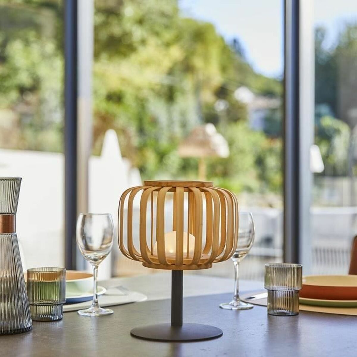 Lumisky Standy Mini Bamboo Table Lamp