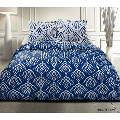 HOME LINGE PASSION Duvet Cover Blue 220 x 240 cm