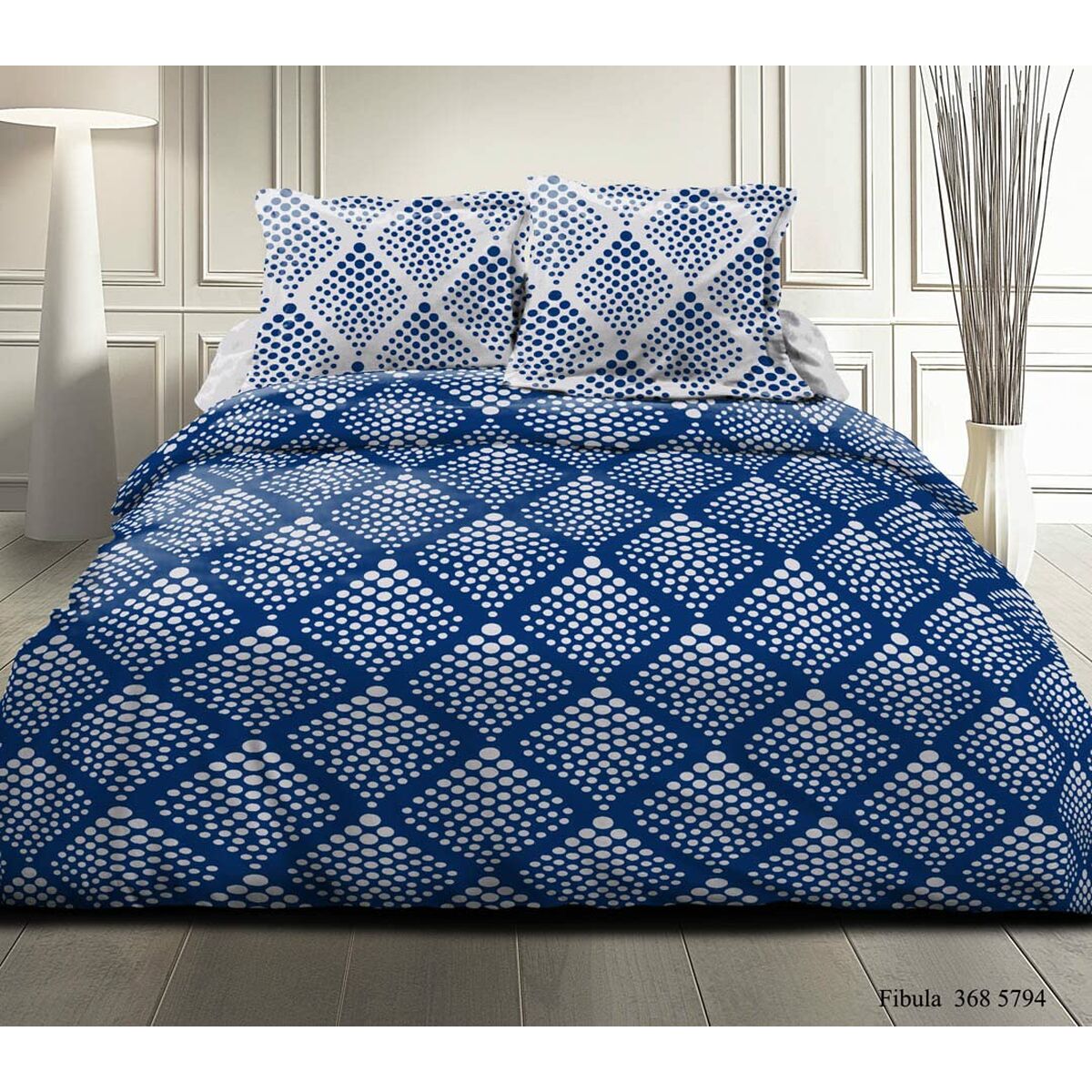 HOME LINGE PASSION Duvet Cover Blue 240 x 260 cm