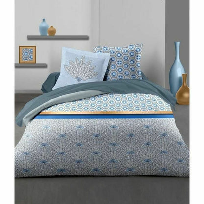 HOME LINGE PASSION Duvet Cover Blue 220 x 240 cm