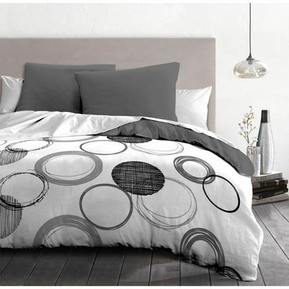 HOME LINGE PASSION Duvet Cover Audace Light gray 240 x 260 cm