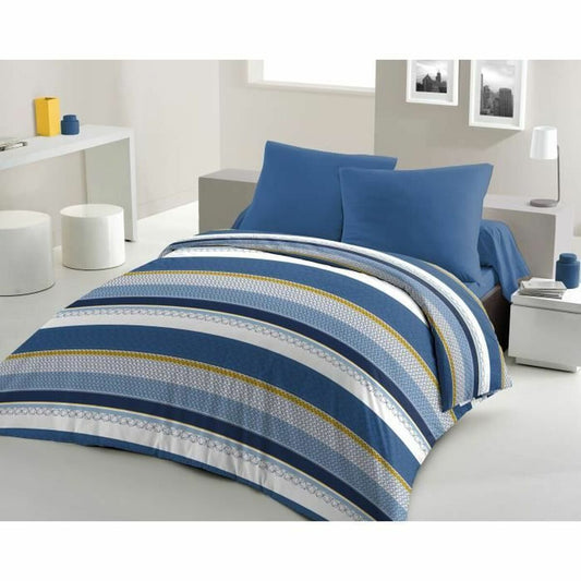 HOME LINGE PASSION Stanis Blue Duvet Cover 220 x 240 cm