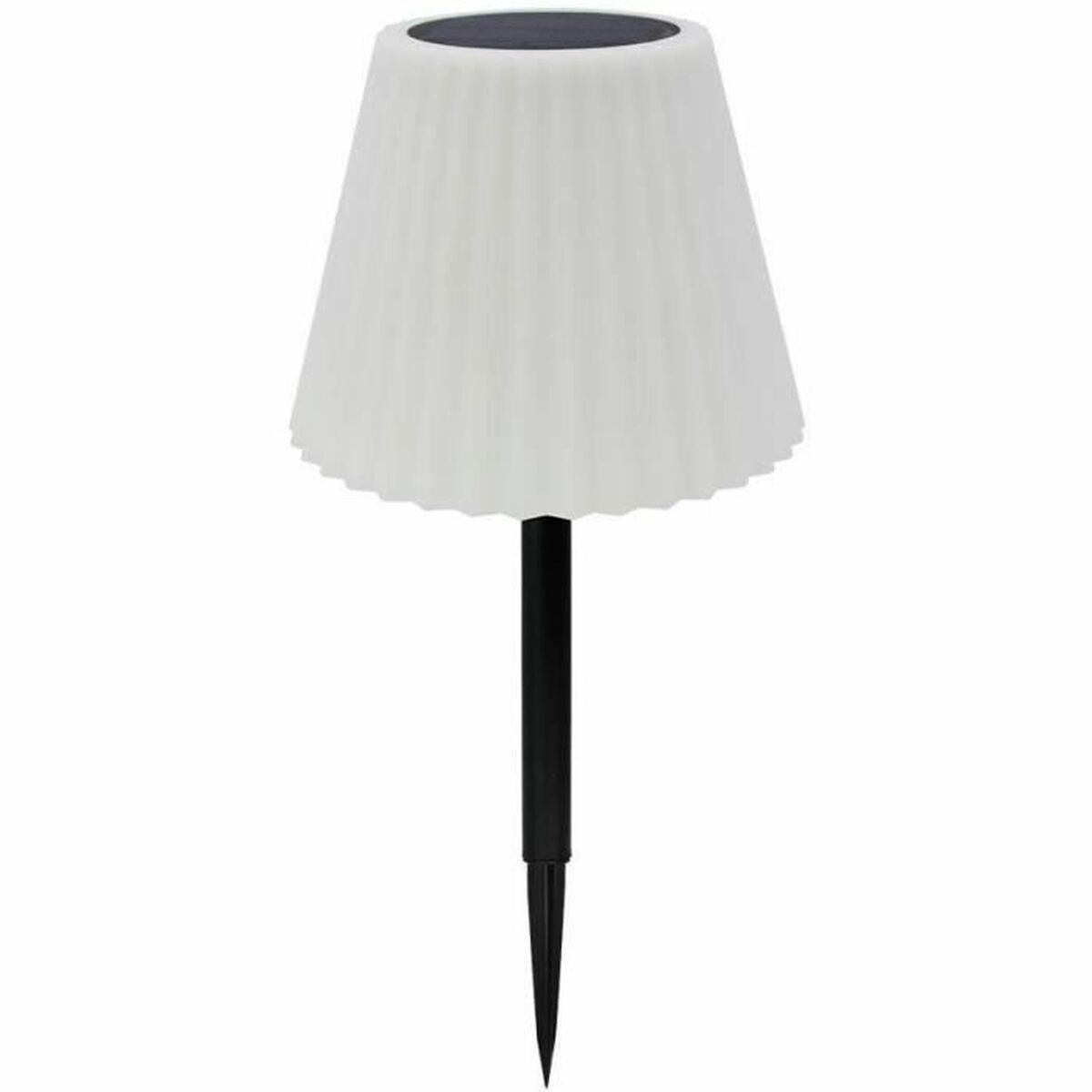 Lumisky Lady Spike Bouffant Table Lamp White Metal