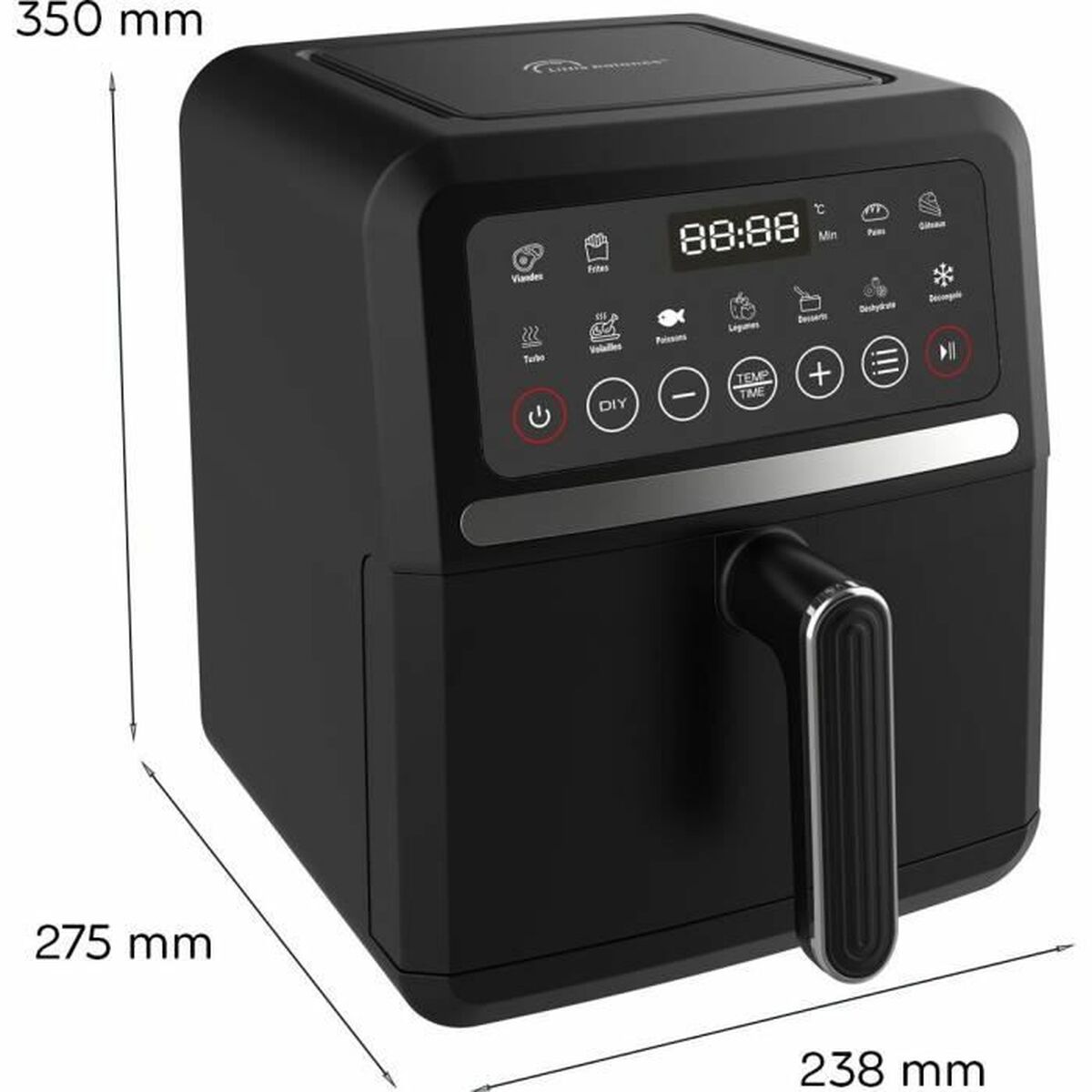 Little Balance Air Fryer Crousty light 1500 W 5 L