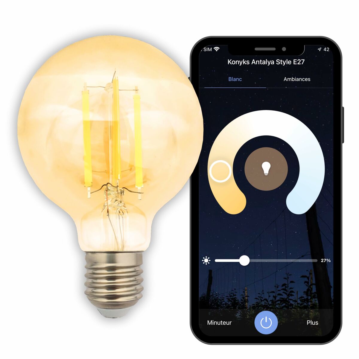 Konyks e27 E27 Smart Bulb (6500 K)