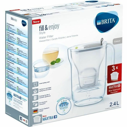 Brita Grey Plastic Filter Jug 2.4 L