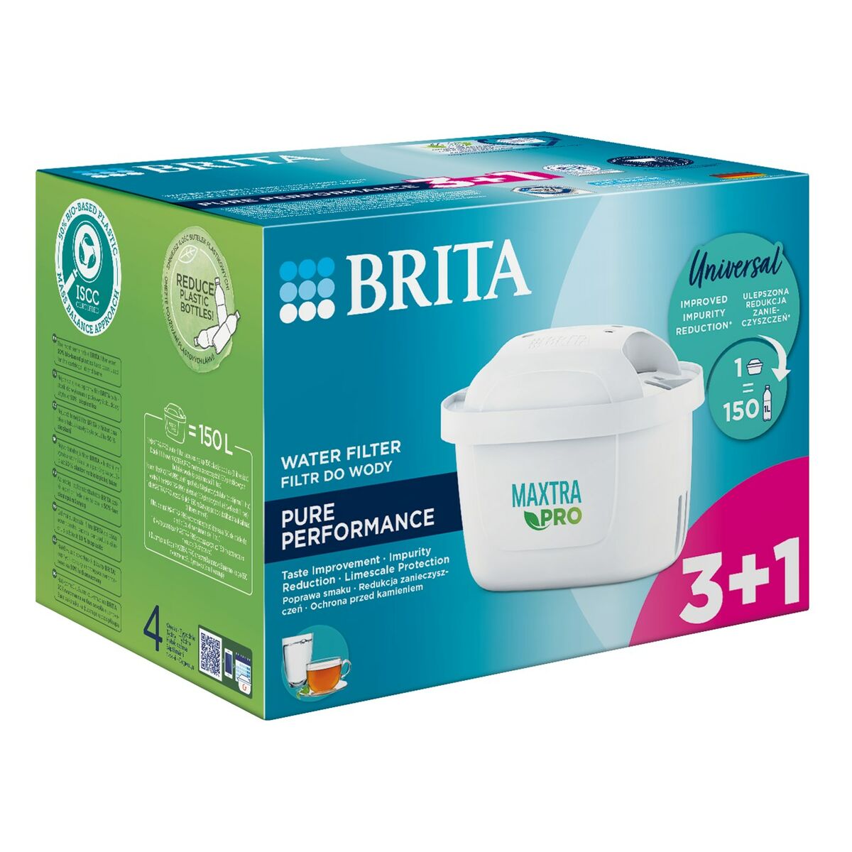 Filtro para Jarra Filtrante Brita MX+ Pro 4 Piezas