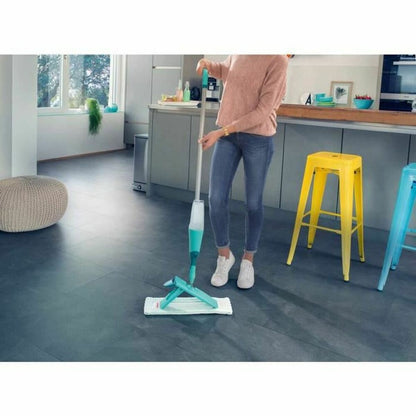 Leifheit Easy Spray XL Mop White Turquoise Microfibre Plastic