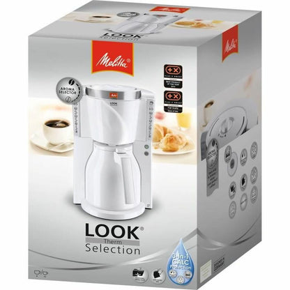 Cafetera Eléctrica Melitta LOOK IV THERM SELECTION 1011-11 Blanco 1000 W 1,2 L