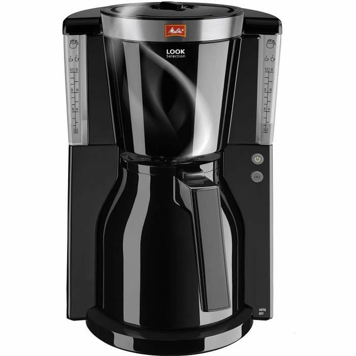 Cafetera de Goteo Melitta LOOK IV THERM SELECTION 1011-12 Negro Acero 1000 W 1,2 L