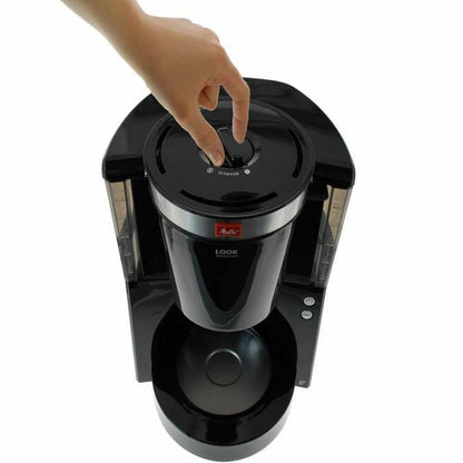 Cafetera de Goteo Melitta LOOK IV THERM SELECTION 1011-12 Negro Acero 1000 W 1,2 L