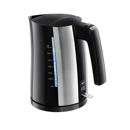 Hervidor y Tetera Eléctrica Melitta LOOK AQUA II BLACK EU Negro/Plateado Acero Inoxidable 2400 W 1,7 L