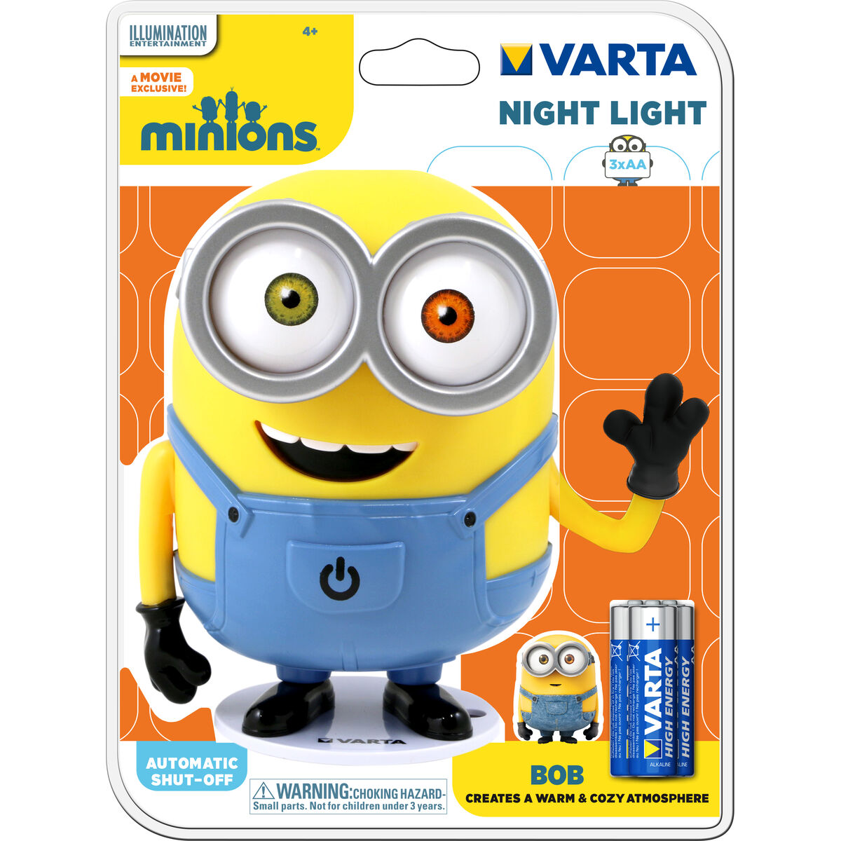 Luz quitamiedos Minions Varta Amarillo Multicolor