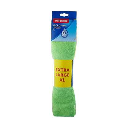 Vileda 141413 Microfibre Cloth White Green Orange Turquoise Microfibre Polyamide Polyester (4 Units)