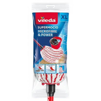 Fregona Vileda Microfibre And Power Rojo Microfibra Metal