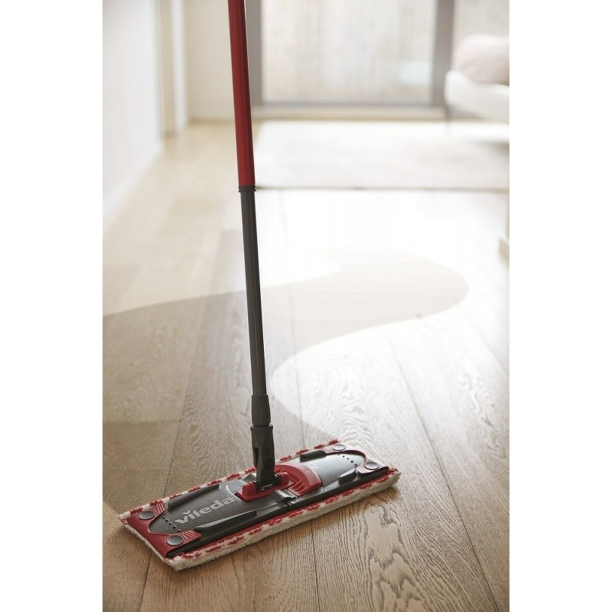 Mop with bucket Vileda Ultramax Black Red Plastic Fiber