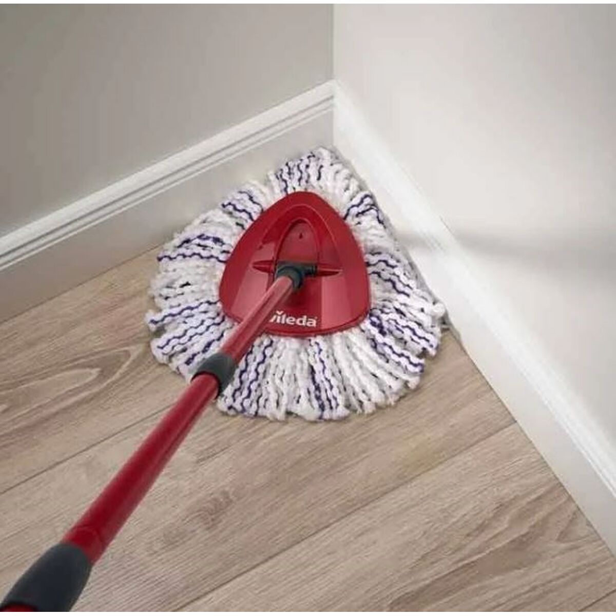 Mop with bucket Vileda 167751 Black Red Microfiber Plastic