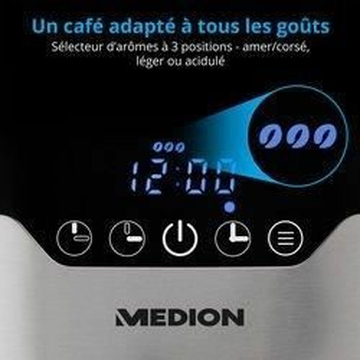 Medion Drip Coffee Maker 900 W 1.2 L