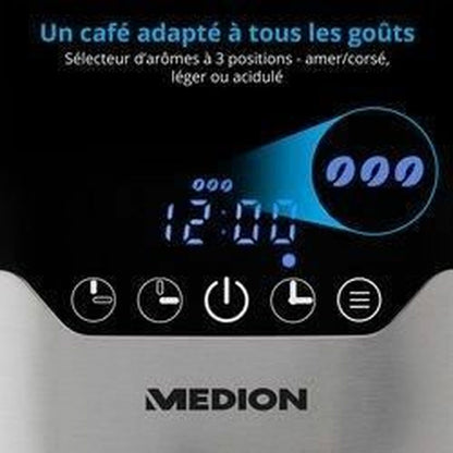 Cafetera de Goteo Medion 900 W 1,2 L