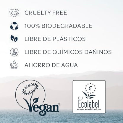 Flopp - Cápsulas Lavavajillas Ecológico | 110 Cápsulas con Envase Biodegradable | Etiqueta EU Ecolabel | Abrillantador con Protección del Cristal | Formula Vegana