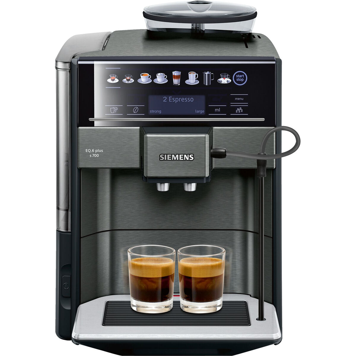 Siemens AG TE657319RW Super-Automatic Coffee Machine Black Grey 1500 W 2 Cups 1.7 L