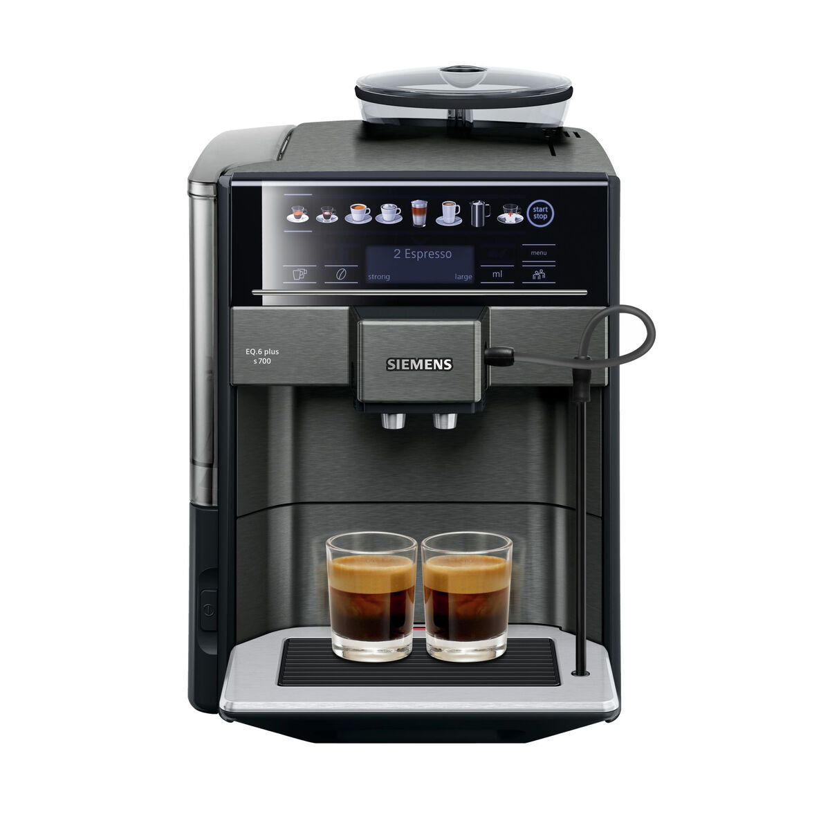 Siemens AG TE657319RW Super-Automatic Coffee Machine Black Grey 1500 W 2 Cups 1.7 L