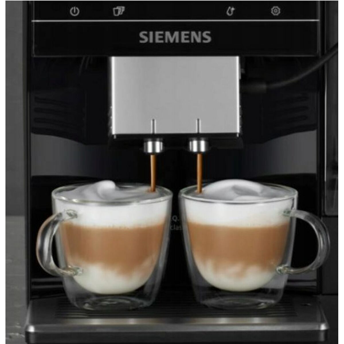 Siemens AG TP703R09 Super-Automatic Coffee Machine Black 1500 W 19 bar 2.4 L 2 Cups