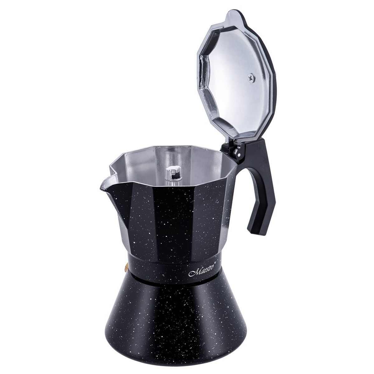 Cafetera Italiana Feel Maestro MR-1667-6 Negro Granito Aluminio 300 ml 6 Tazas