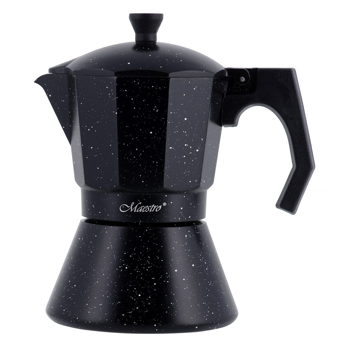 Cafetera Italiana Feel Maestro MR-1667-6 Negro Granito Aluminio 300 ml 6 Tazas