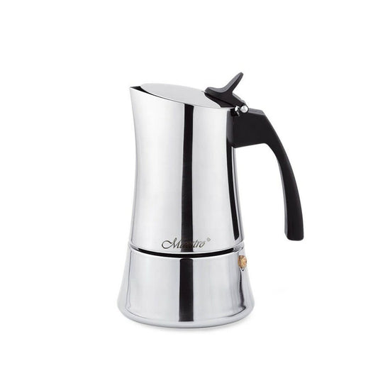 Cafetera Italiana Feel Maestro MR-1668-6 Plateado Acero Inoxidable 18/10 300 ml 6 Tazas